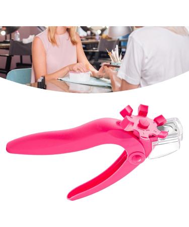 Nail Tips Cutter Adjustable Acrylic Nail Clippers Acrylic Nail Clippers Precise Sizer for Nail Artist for Home (Rose Red) - Buy Online on GoSupps.com