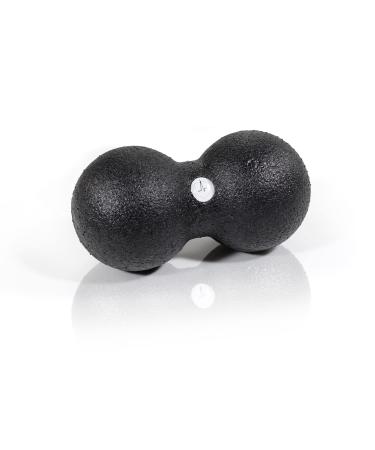 High Pulse massage ball including exercise poster - double balm for a targeted depth -effective massage and regeneration of the muscles in the neck and back (8 cm or 12 cm) black 8cm - Buy Online on GoSupps.com