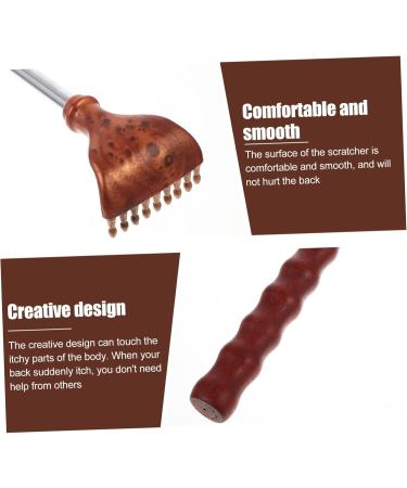 Minkissy 2pcs Wooden Claw Neck Massagers & Facial Scraper | Portable Stretch Tickle Tools for Body & Back International Shipping Available - Buy Online on GoSupps.com