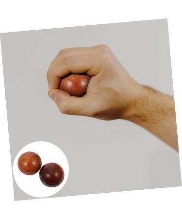 OHPHCAL 2 Health Ball Handball Stress Ball - Premium Wood Massage Balls for Adults | Ideal Gifts & Foot Muscle Relief - Buy Online on GoSupps.com