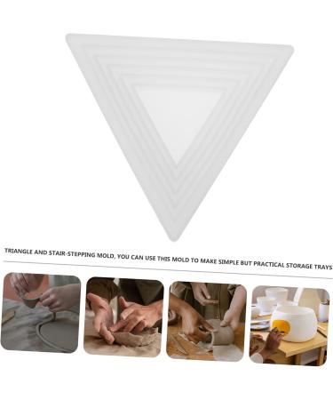 COHEALI 3 Pcs Epoxy Mold Resin Molds Number Baking Cake Stair-stepping Tray Making Tool Manual Jewelry Box Whitex3pcs 16.2X14.2cmx3pcs - Buy Online on GoSupps.com
