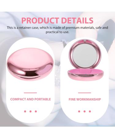 Buy Rose Gold Retainer Case | Portable Dental Mouth Guard & Braces Container Box - International Shipping - Buy Online on GoSupps.com