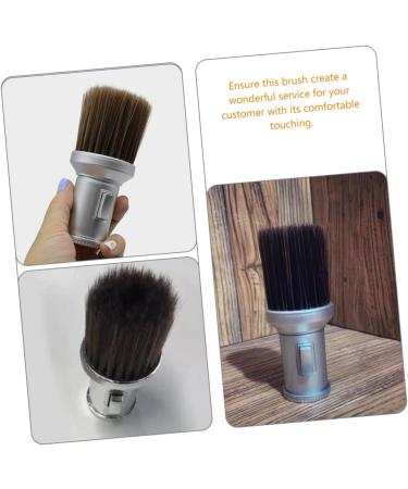 Ipetboom Body Powder Brush Bronzer Brush for Face Retractable Soft Bristle Hair Brush Large Powder Brush Professional Shaving Brush Powder Dispenser Broken Duster Man Major Shampoo Plastic 13.5x6cm Silver - Buy Online on GoSupps.com