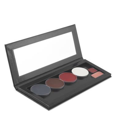 Medium Empty Customizable Makeup Palette with Mirror, 10 Metal Stickers - Ideal for Eyeshadows, Highlighters, and Blushes - Buy Online on GoSupps.com