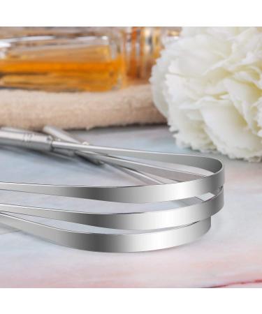 Surgical Stainless Steel Tongue Cleaner - 135mm 2 Pieces | Premium Oral Hygiene Tool for Fresh Breath - International Shipping Available - Buy Online on GoSupps.com