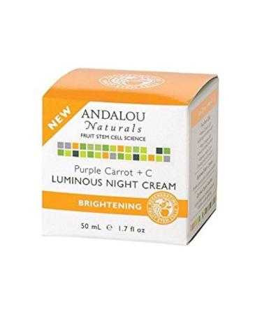 Andalou Naturals Night Crm Prpl Carrot+c
