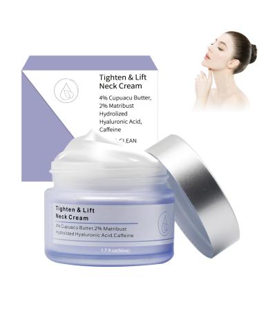 HASAIKA® Firming and Lifting Neck Cream, Neck Firming Cream that Smoothes Fine Lines and Improves the Appearance of Loose, Sagging Skin (50ml)