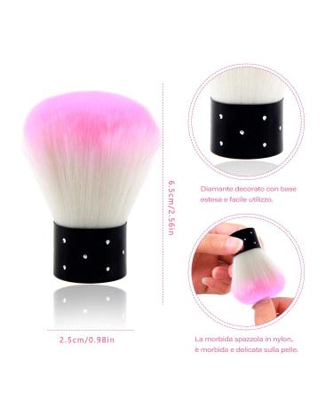 3PCS ANGYA Nail Dust Brush Set for Acrylic Nails - Manicure & Makeup Cleaner Tools - Buy Online on GoSupps.com