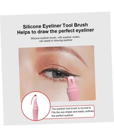 Angoily Eye Liner Aid Eyeliner Auxiliary Artifact Miss Cosmetic Beauty Products Eye Makeup Aid 15X4.5CM Pink - Buy Online on GoSupps.com