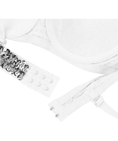 Kvysinly Women's Sparkle Belly Dance Costume Bra Top - Silver Medium - Buy Online on GoSupps.com