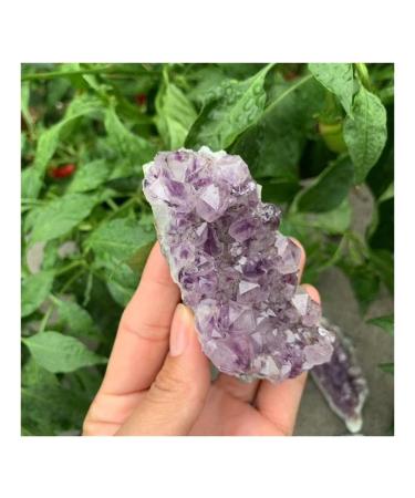 Crystal Natural raw Amethyst Quartz Crystal Gemstone Cluster metaphysicial Stone as Souvenir ERTEYIN