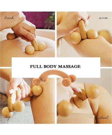 Luxurious Wood Therapy Massage Set #4 | Natural Muscle Relief for Back Neck & Legs | Enhance Body Shape & Skin Health - Buy Online on GoSupps.com