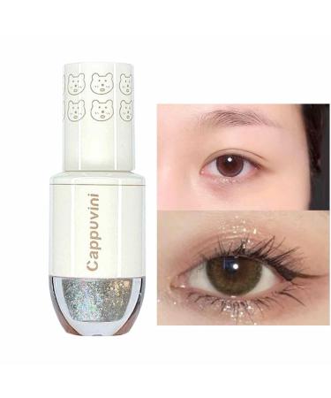Bowling Liquid Eyeshadow Highlighter Silkworm | Sparkly Bowling Eyeshadow 0.05oz Eye for Body Eyes Clavicle Fovolat