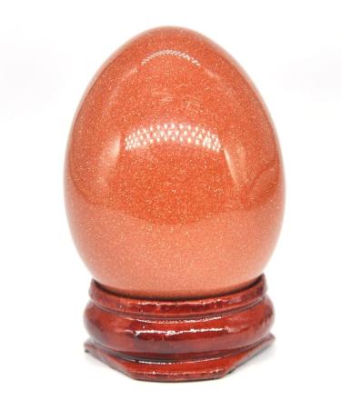 30x40mm Ruby Sand Oval Natural Crystal Suitable for Home Raw Stones and Minerals Home Goods - Buy Online on GoSupps.com