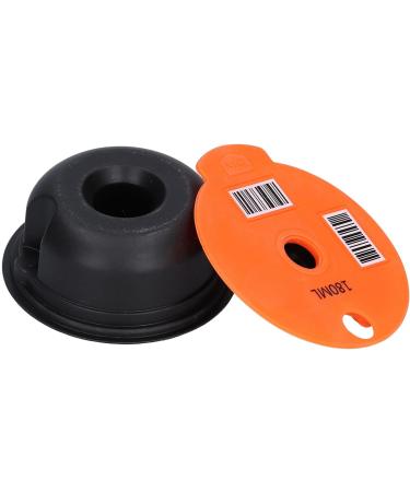  TOPINCN TOPINCN Reusable Coffee Capsules Refillable Pod Kit with Brush and Spoon Ground Coffee Filter Cup Home Cartridge Accessories for Kitchen Station (Orange 180ML) - Buy Online on GoSupps.com