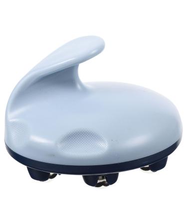Iwowhero Hand tool roller ball massage device Muscle roller stick Neck massage roller Reusable acupuncture massage device Acupuncture massage device Neck roll Massage balls lovers ABS 10.5x9x8cm blue