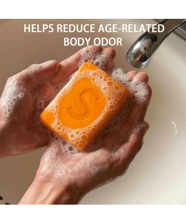 Savon au kaki pour personnes g es d odorant et nettoyant pour le bain hydratant en profondeur pour femmes et hommes 3PC - Buy Online on GoSupps.com