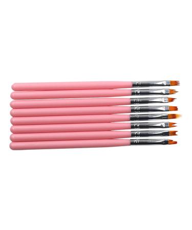 8 Piece Nail Art Brush Set - Reusable Flower Painting & Dotting Tools for Perfect Detailing - Buy Online on GoSupps.com