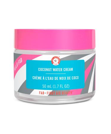 First Aid Beauty Hello FAB Coconut Water Cream   Lightweight  Oil-Free Face Moisturizer   1.7 oz. - Buy Online on GoSupps.com
