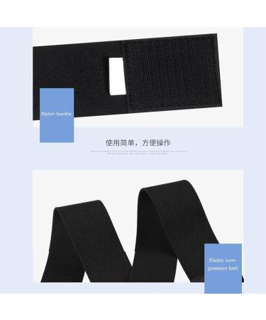 Inguinal Hernia Belt - Adjustable Professional Support for Post Surgery | Fixation Hernia Belt (L) Black - Shop Internationally - Buy Online on GoSupps.com