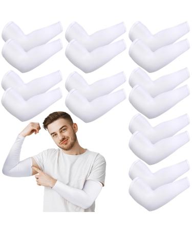8 Pairs Eczema Sleeve for Adult Teens Eczema Psoriasis Arm Leg Sleeve for Women Men UV Protection Sleeves(Medium)
