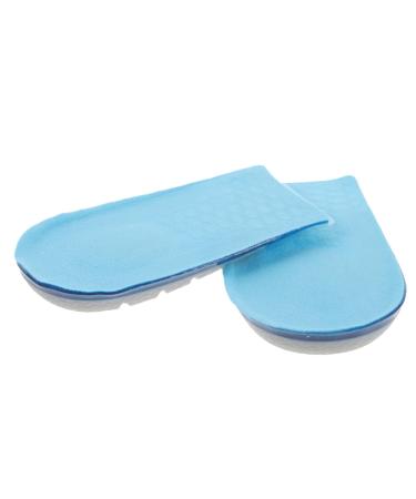 NOLITOY 1 Pair Shock Absorbing Heightening Insole Breathable Insoles for Men Shoes Height Lift Insole Height Increase Shoe Inserts for Pad Sebs Men and Women Non-Slip Cushion Blue 11X6.3X1.5CM