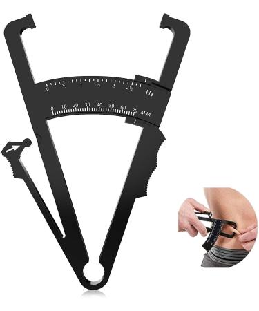 Body Fat Calipers Fat Measure Clipper Combo with Body Fat Percentage Measure Chart Body Fat Measurement Tool Accurately Measuring Body Fat for Men and Women