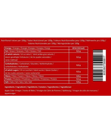 Veggy Duck Italian Raw Apple Cider Vinegar with The Mother 500ml - Unfiltered, Unpasteurized, GMO-Free, Vegan Friendly - Buy Online on GoSupps.com