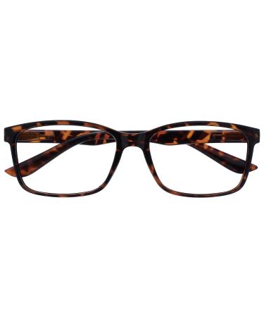 The Reading Glasses Company Brown Tortoiseshell Readers Large Designer Style Men R83-2 +1.50 - Buy Online on GoSupps.com