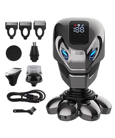 Electric Razor for Men 5 in 1 Electric Shaver for Men 7 Head Electric Beard Trimmer USB Rechargeable Professional Hair Trimmer Hair Cutter Adult Razor Set