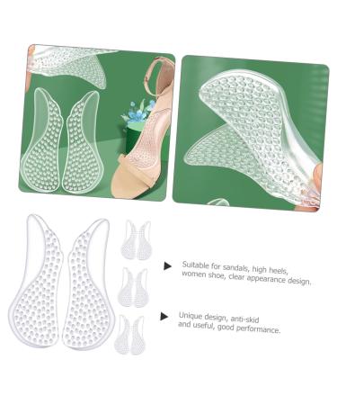 Clear Forefoot Cushion Pads - 4 Pairs Metatarsal Gel Cushions for High Heels | Comfort & Support - Buy Online on GoSupps.com