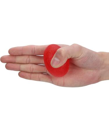 Verdant Touch Hand Massage Ball Set - 5 Silicone Handleballs for Wrist Exercise & Strength Training - Red Egg Shape - Buy Online on GoSupps.com