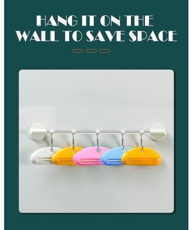 MoHern Toothpaste Squeezer 12 Pcs - Plastic Tube Holder & Dispenser Clips (Pink, Blue, Yellow, White) - Buy Online on GoSupps.com