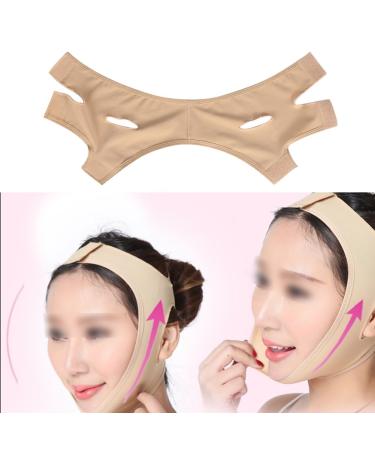 Alucy Face Chin Cheek Lifting Up Belt - Facial Mask for Face and Neck Lift - V-Line Chin Cheek Bandage for Double Chin Reduction (S) - Buy Online on GoSupps.com