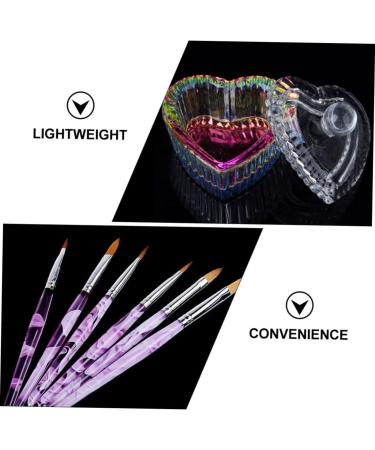 Healeved 3 Sets Nail Art Crystal Cup Nail Art Cup Nail Art Bowl Dappen Monomer Dish Nail Kits Nail Dip Kits Powder nail Crystal Bowl Nail Brush Nails Brush Pen Nail Pen Glass Abs Container - Buy Online on GoSupps.com