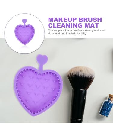 MAGICLULU Makeup Brush Cleaning Pad Makeup Pallets Brush Cleaner Pad Makeup Tools Silicone Makeup Tool Cleaner Beauty Makeups Tool Clean Supplies Purple Cosmetic Make up Silica Gel 12x9cm Purple - Buy Online on GoSupps.com