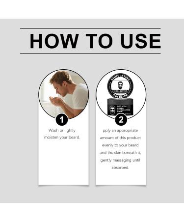  Dioeazh Men's Beard Cream - Moisturizing Mustache Balm - Complete Nourishing Scented Soothing Anti-Itch Care for Daily Styling Travel Winter Outings and Social Events - Buy Online on GoSupps.com