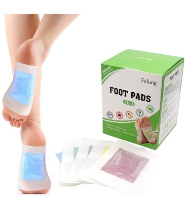 Foot Pads - (30Pads) 2 in 1 Foot Pads for Better Sleep and Anti-Stress Relief  Foot Patches Enhance Blood Circulation for Foot and Body Care 30 Pads Mix