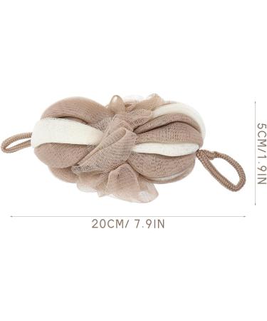 KALLORY 2pcs Long Bath Flower Foaming Bath Ball - Baby Bath Sponge Scrubber & Shower Supplies for Soft Skin Care (20x10cm - Buy Online on GoSupps.com