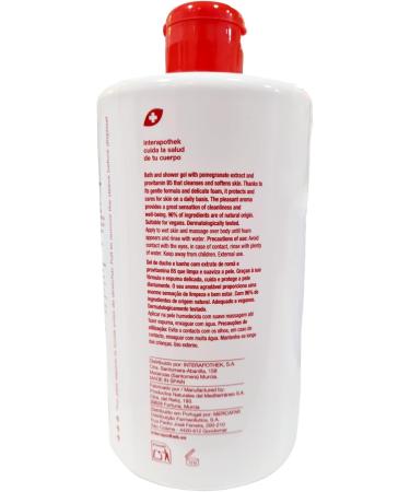 Interapothek Bath Gel With Pomegranate Extract and Provitamin B5 Special Valentine Heart Motif 750 ml - Buy Online on GoSupps.com