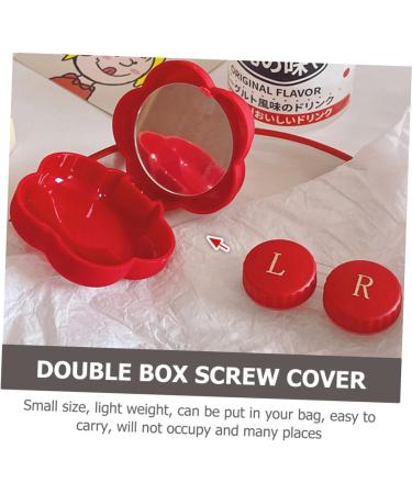 Healeved Colored Contact Lenses Holder Set - Portable Lens Container & Case for Cosmetic Lenses - Buy Online on GoSupps.com