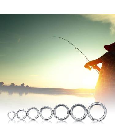 Buy Split Rings Stainless Steel Fishing Tackle - Double Circle Connector 50/100pcs Size 10 | High-Quality Fishing Gear - Buy Online on GoSupps.com