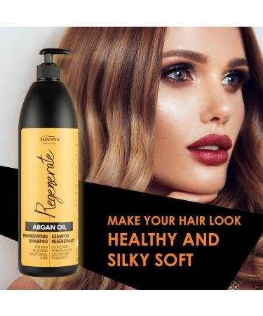 JOANNA PROFESSIONAL_Argan Oil Regenerating Hair Shampoo regenerating shampoo with argan oil 1000ml - Buy Online on GoSupps.com