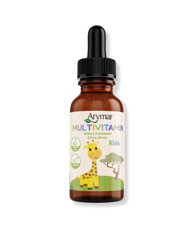 Arymar Multivitamin Liquid Supplement B-Complex Vitamin C with Dropper for Children 2oz