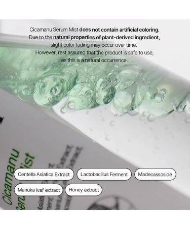 Parnell Cicamanu Serum Mist - Hydrating Centella Asiatica & Hyaluronic Acid for Radiant Skin - 50ml - Buy Online on GoSupps.com