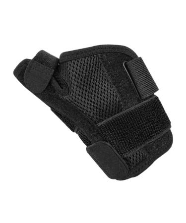 FRCOLOR 1pc Wristband Splint Retainer Holder Stabilizer Finger Splint Strap Hand Support Thumb Thumb Wraps Protective Case Polyester Herringbone Fitness