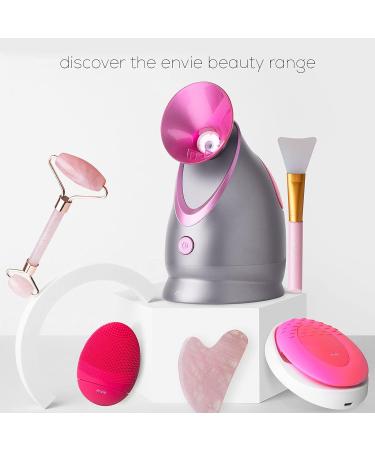Envie Pink Rose Quartz Face Roller for Anti-Ageing Skincare & Facial Sculpting - Buy Online on GoSupps.com