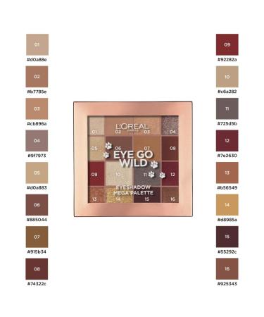 Fap Palette Eye Go Wild Nu 03 - Vibrant Eyeshadow Palette for International Shipping - Buy Online on GoSupps.com