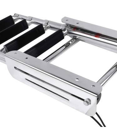 Marinebaby 4 Step Telescoping Boat Boarding Ladder - 316 Stainless Steel, 600lb Capacity - Buy Online on GoSupps.com