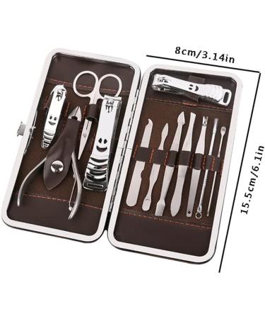 Manicure Set Grooming Set 12-Piece Nail Clippers Set Decoration Tool for Office Bedroom Indoor Travel Nail File Tool Nail Care Set Manicure Nail Clippers Kit (Color : A) - Buy Online on GoSupps.com